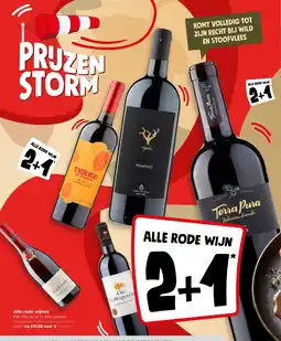Jumbo Alle rode wijn aanbieding