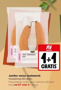 Jumbo Jumbo verse rookworst aanbieding