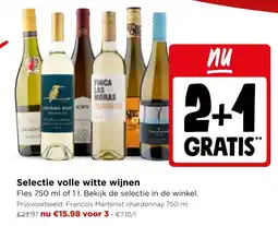 Jumbo Selectie volle witte wijnen aanbieding