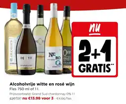 Jumbo Alcoholvrije witte en rosé wijn aanbieding