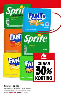 Jumbo Fanta of Sprite aanbieding