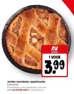 Jumbo Jumbo roomboter appeltaartje aanbieding