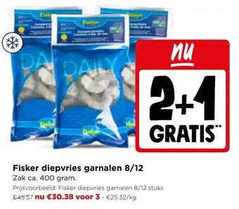 Fisker diepvries garnalen 8/12