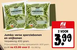 Jumbo Jumbo verse sperziebonen en snijbonen aanbieding