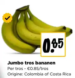 Jumbo Jumbo tros bananen aanbieding