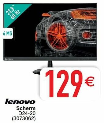 Cora Lenovo scherm d24-20 aanbieding
