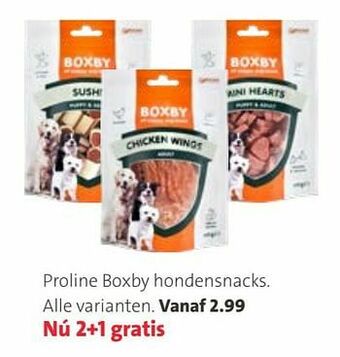 Intratuin Proline boxby hondensnacks aanbieding