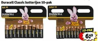 Kruidvat Duracell classic batterijen aanbieding