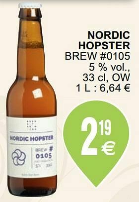 Cora Nordic hopster brew #0105 aanbieding