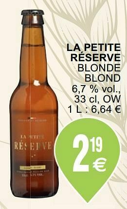 Cora La petite réserve blonde blond aanbieding