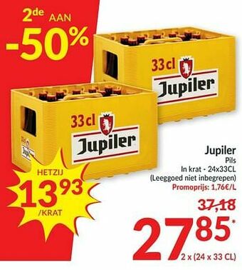 Intermarché Jupiler pils aanbieding