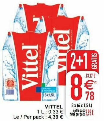 Cora Vittel aanbieding