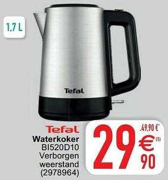 Cora Tefal waterkoker bi520d10 aanbieding