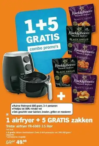 Albert Heijn Tristar airfryer fr-6989 aanbieding