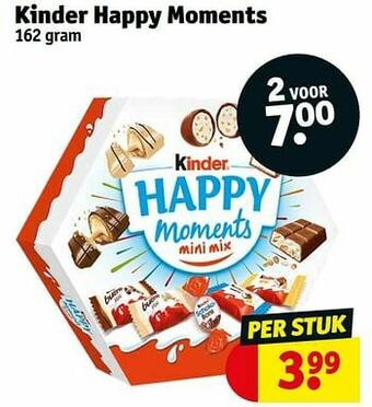 Kruidvat Kinder happy moments aanbieding