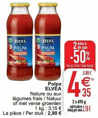 Cora Polpa elvea aanbieding