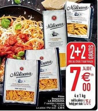 Cora Pâtes deegwaren la molisana aanbieding