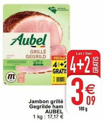 Cora Jambon grillé gegrilde ham aubel aanbieding