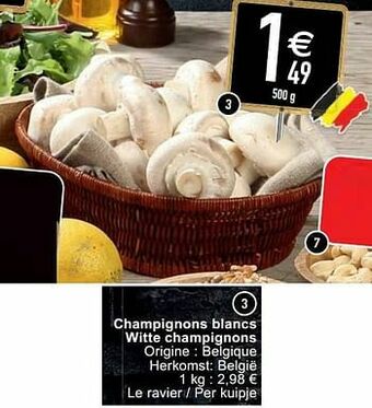 Cora Champignons blancs witte champignons aanbieding