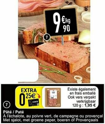 Cora Pâté - paté aanbieding