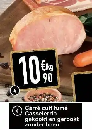 Carré cuit fumé casselerrib gekookt en gerookt zonder been