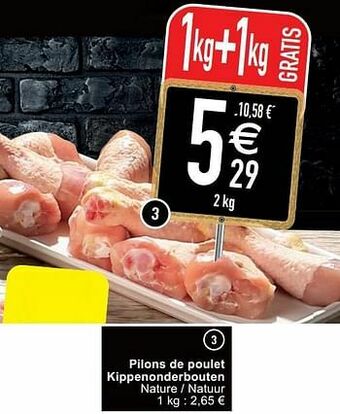 Cora Pilons de poulet kippenonderbouten aanbieding