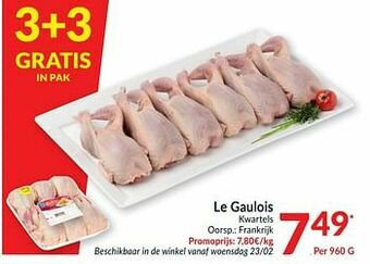 Intermarché Le gaulois kwartels aanbieding