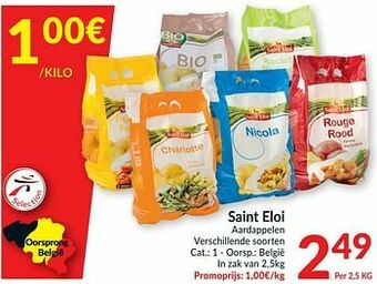 Intermarché Saint eloi aardappelen aanbieding