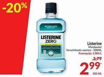 Listerine mondwater