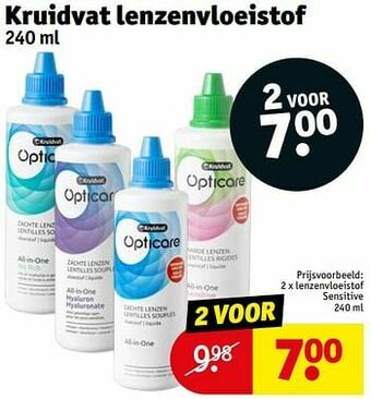 Kruidvat Lenzenvloeistof sensitive aanbieding