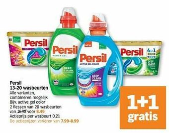 Albert Heijn Active gel color aanbieding