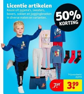 Kruidvat Pyjama aanbieding