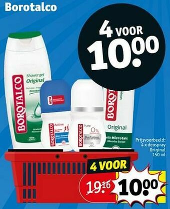 Kruidvat Deospray original aanbieding