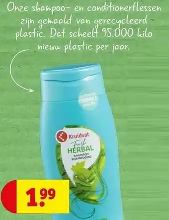 Kruidvat Kruidvat shampoo aanbieding