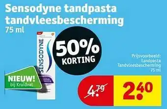 Kruidvat Tandpasta tandvleesbescherming aanbieding