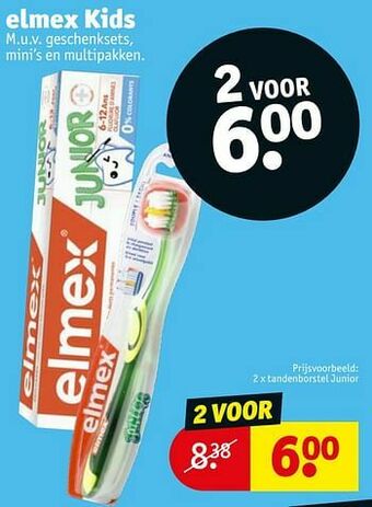 Kruidvat Tandenborstel junior aanbieding