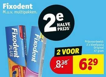 Kruidvat Kleefpasta original aanbieding