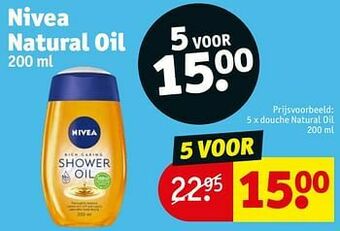 Kruidvat Douche natural oil aanbieding