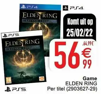 Cora Game elden ring aanbieding