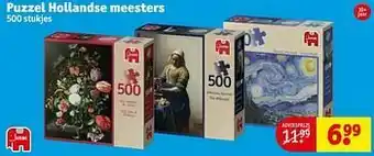 Kruidvat Puzzel hollandse meesters aanbieding