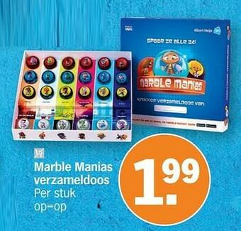 Albert Heijn Marble manias verzameldoos aanbieding