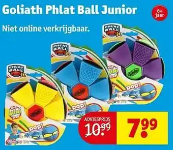Kruidvat Goliath phlat ball junior aanbieding