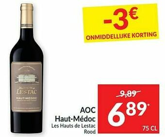 Intermarché Aoc haut-médoc les hauts de lestac rood aanbieding