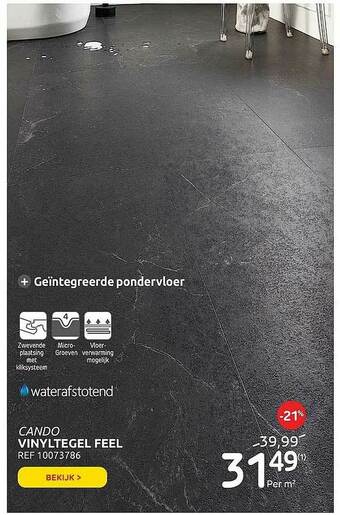 Brico Vinyltegel Feel aanbieding