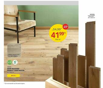 Brico Semi Massief Parket Dartmoor aanbieding