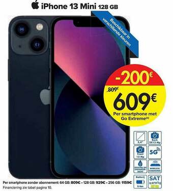 Carrefour IPhone 13 Mini 128 Gb aanbieding