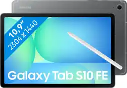 Coolblue Samsung Galaxy Tab S10 FE 10,9 Pouces 128 Go Wifi + 5G Gris Enterprise Edition aanbieding