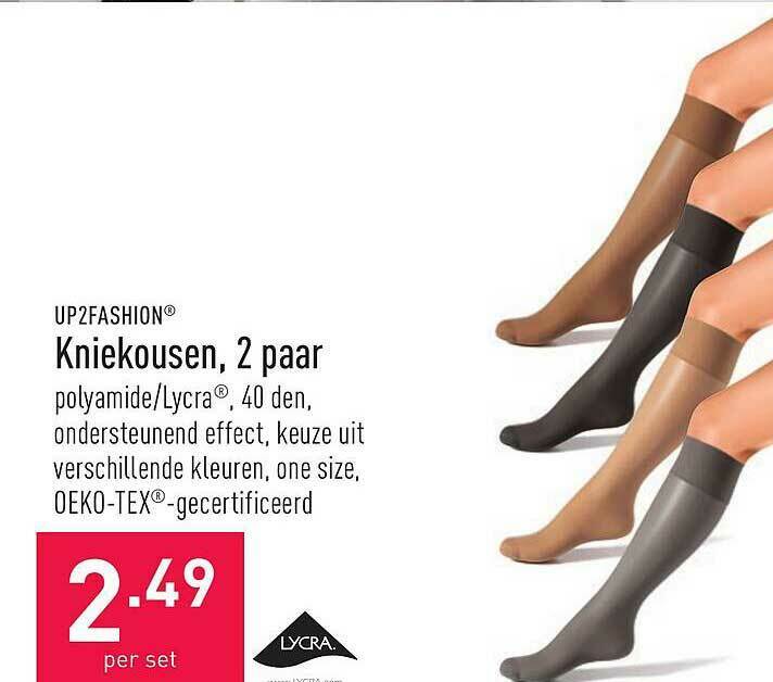 Kniekousen promotie bij ALDI