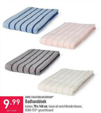 ALDI Badhanddoek aanbieding