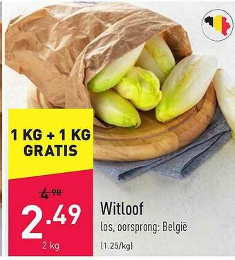 ALDI Witloof aanbieding